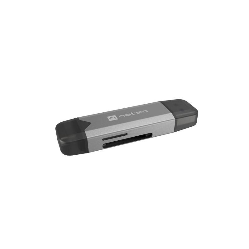 Czytnik kart Natec Scarab 3 USB-A + USB-C SD/MICRO SD USB 3.… | PartsPC.pl