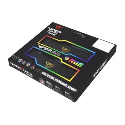 Pamięć DDR4 Patriot Viper STEEL RGB BLACK 32GB (2x16GB) 3600 MHz CL20 1,35V