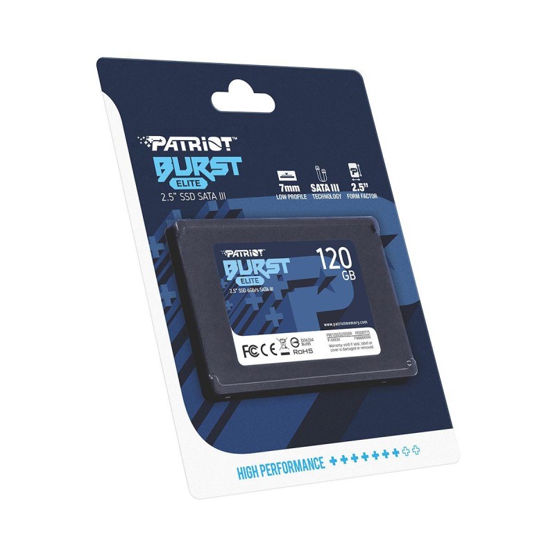 Dysk SSD Patriot Burst Elite 120GB SATA3 2,5" (450/320 MB/s) 7mm