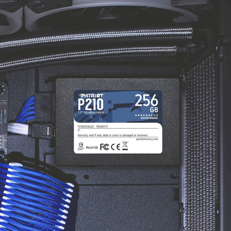 Dysk SSD Patriot P210 256GB 2.5” SATA3 (500/400 MB/s) 7mm