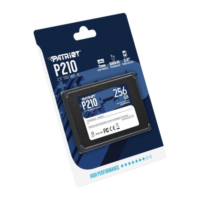 Dysk SSD Patriot P210 256GB 2.5” SATA3 (500/400 MB/s) 7mm