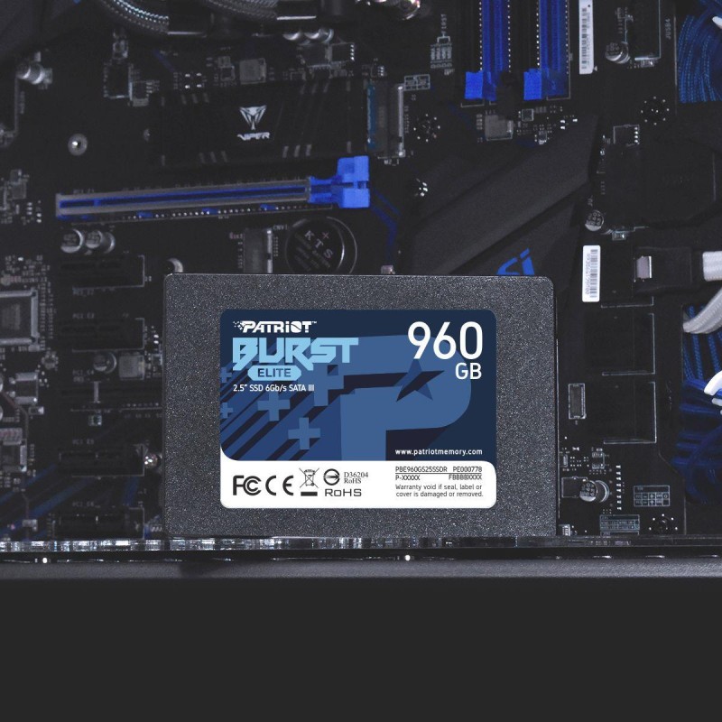Dysk SSD Patriot Burst Elite 960GB SATA3 2,5" (450/320 MB/s) 7mm
