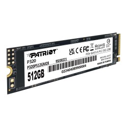 Dysk SSD Patriot P320 512GB M.2 2280 PCIe Gen3 x4 NVMe (3000… | PartsPC.pl