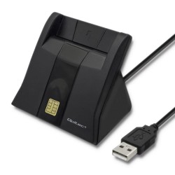 Czytnik kart chipowych ID Qoltec SCR-0643 | USB 2.0 + adapte… | PartsPC.pl