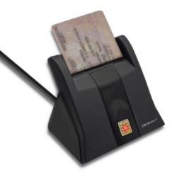 Czytnik kart chipowych ID Qoltec SCR-0643 | USB 2.0 + adapte… | PartsPC.pl