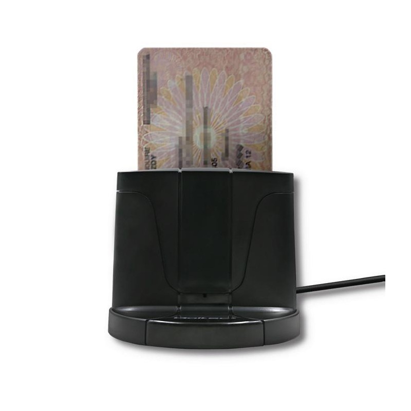 Qoltec Inteligentny czytnik chipowych kart ID SCR-0632 | USB… | PartsPC.pl
