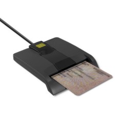 Czytnik kart chipowych ID Qoltec SCR-0634 | USB 2.0 + adapte… | PartsPC.pl