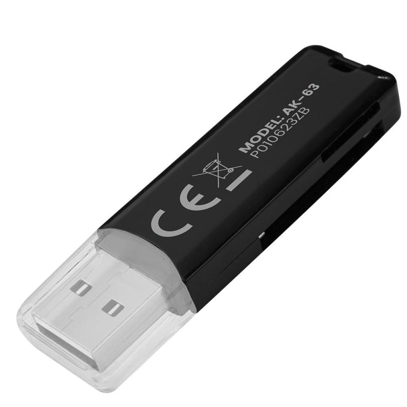 Czytnik kart SD SAVIO AK-63, USB 2.0 | PartsPC.pl