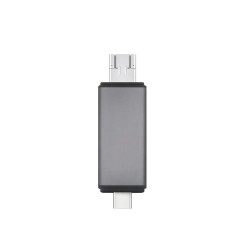 Czytnik kart SD 3w1 SAVIO AK-72, USB-C+ USB-A 2.0+ Micro USB