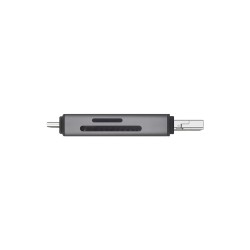 Czytnik kart SD 3w1 SAVIO AK-72, USB-C+ USB-A 2.0+ Micro USB