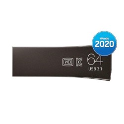 Pendrive Samsung BAR Plus 2020 64GB USB 3.1 Flash Drive 300 MB/s Titan Gray