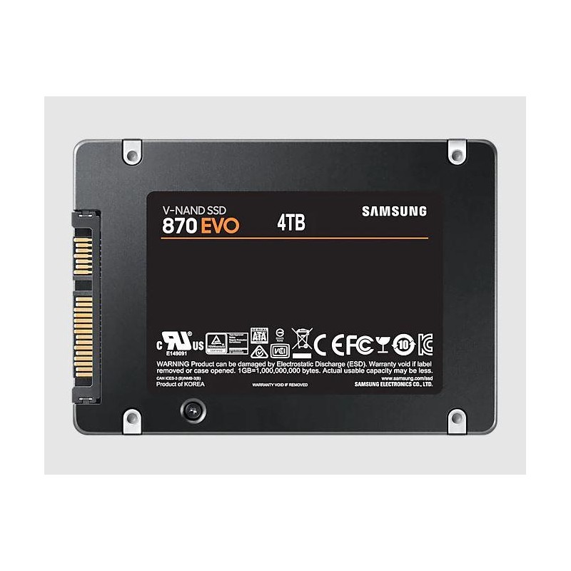 Dysk SSD Samsung 870 EVO 4TB 2,5“ SATA3 (560/530) MZ-77E4T0B… | PartsPC.pl