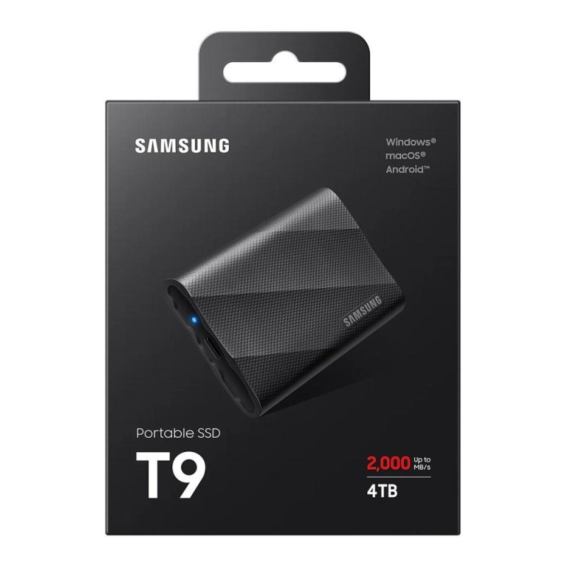 Dysk SSD zewnętrzny Samsung T9 Portable 4TB (2000/1950 MB/s) USB 3.2 Black