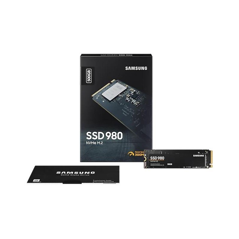 Dysk SSD Samsung 980 500GB M.2 2280 PCIe 3.0 x4 NVMe (3100/2600 MB/s) TLC