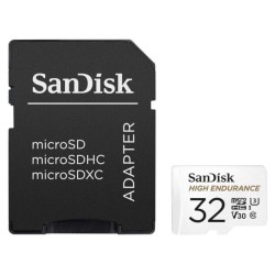 Karta pamięci MicroSDHC SanDisk High Endurance 32GB 100/40 MB/s A1 Class 10