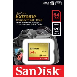 Karta pamięci Compactflash SanDisk Extreme 64GB 120/85 MB/s… | PartsPC.pl