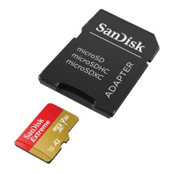 Karta pamięci MicroSDXC SanDisk EXTREME 128GB 190/90 MB/s A2 C10 V30 UHS-I