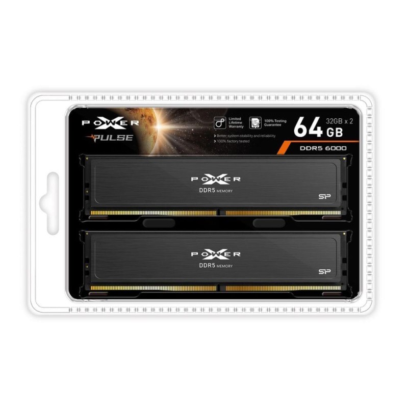 Pamięć DDR5 Silicon Power XPOWER Pulse Gaming 64GB (2x32GB) … | PartsPC.pl
