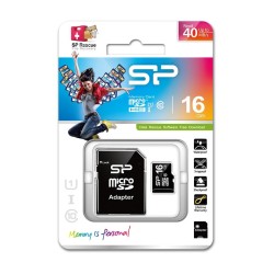 Karta pamięci MicroSDHC Silicon Power 16GB Class 10 + adapte… | PartsPC.pl