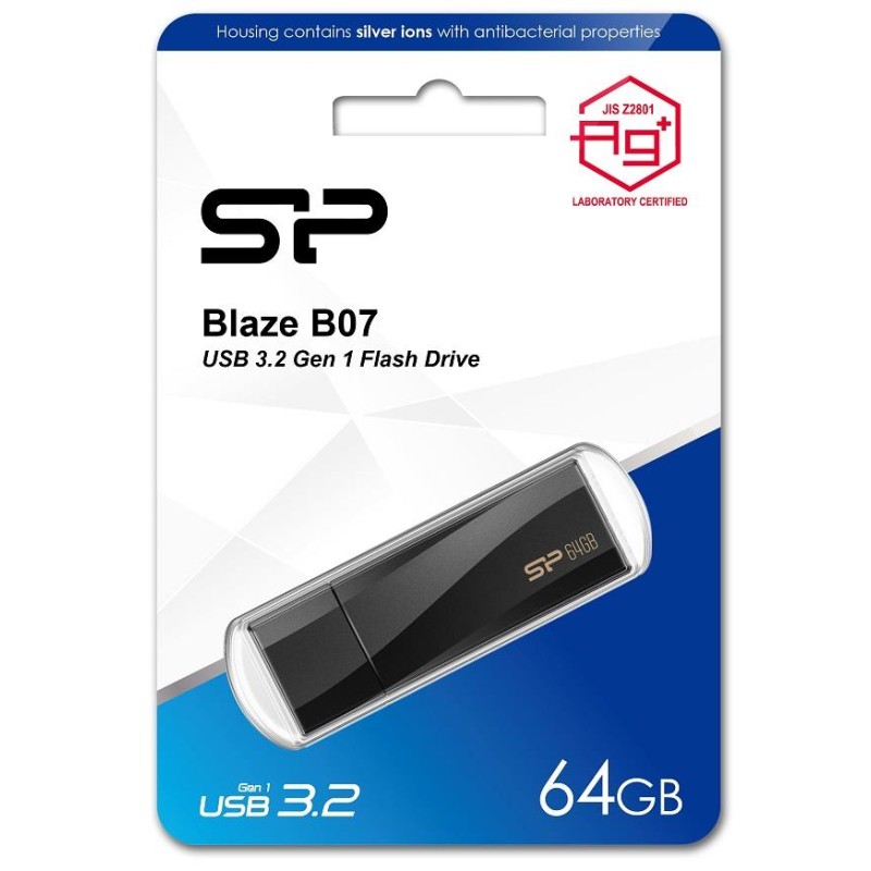 Pendrive Silicon Power Blaze B07 64GB USB 3.2 Antybakteryjny… | PartsPC.pl