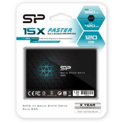 Dysk SSD Silicon Power S55 120GB 2.5" SATA3 (550/420 MB/s) 7… | PartsPC.pl