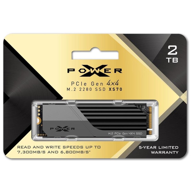 Dysk SSD Silicon Power XS70 2TB M.2 PCIe Gen4x4 NVMe (7300/6… | PartsPC.pl