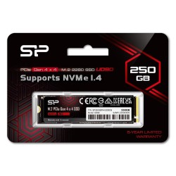 Dysk SSD Silicon Power UD90 250GB M.2 2280 PCIe Gen4x4 NVMe 1.4 (4500/1950