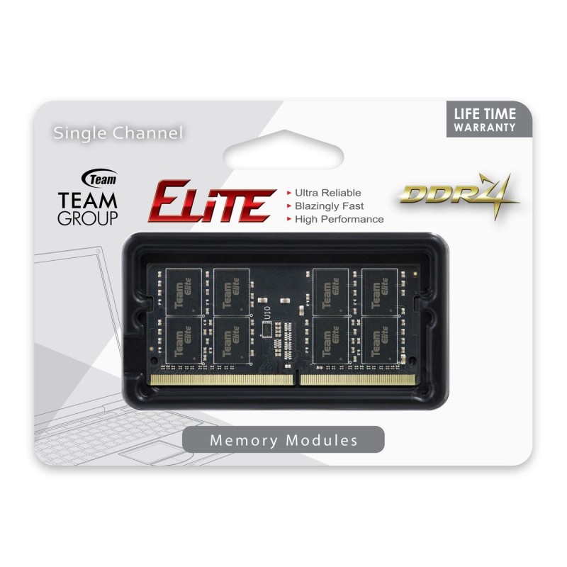 Pamięć SODIMM DDR4 Team Group Elite 8GB (1x8GB) 2666MHz CL19… | PartsPC.pl