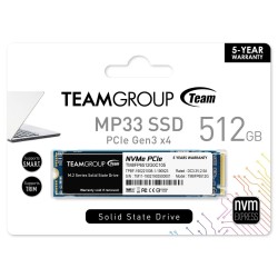 Dysk SSD Team Group MP33 512GB M.2 2280 PCIe NVMe (1700/1400… | PartsPC.pl