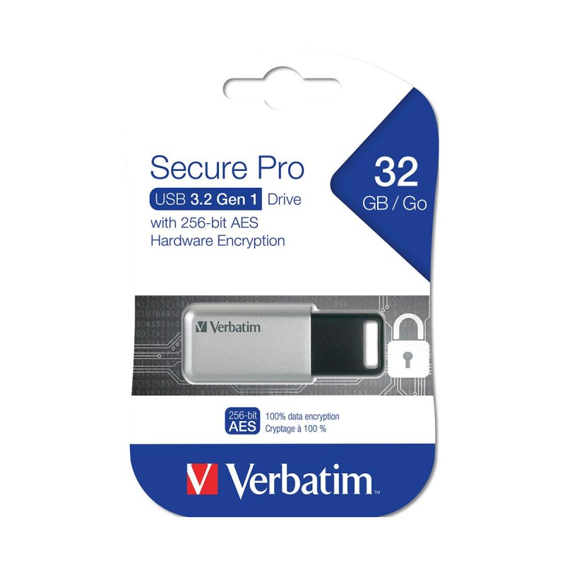 Pendrive Verbatim Store 'n' Go Secure Pro 32GB USB 3.0 | PartsPC.pl