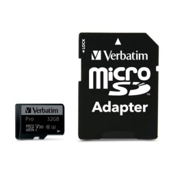 Karta pamięci MicroSDHC Verbatim 32GB Class 10 UHS-1 + adapt… | PartsPC.pl
