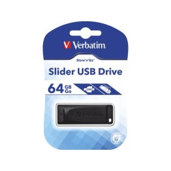 Pendrive Verbatim 64GB Slider USB 2.0 | PartsPC.pl
