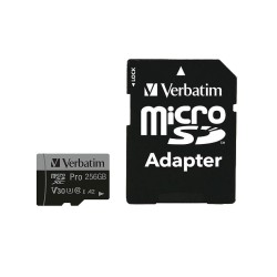Karta pamięci Micro SDXC Verbatim Pro U3 256GB (100/90 MB/s)… | PartsPC.pl