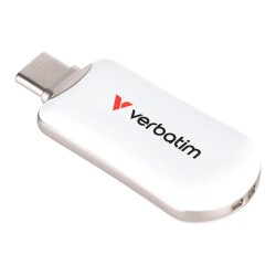 Pendrive Verbatim Plectra 512GB USB-C 3.0 White | PartsPC.pl