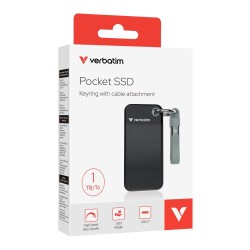 Dysk SSD zewnętrzny Verbatim Pocket SSD 1TB USB-C 3.2 Gen 2 … | PartsPC.pl