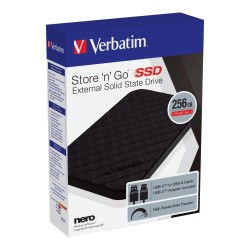 Dysk SSD zewnętrzny Verbatim Store n Go 256GB 2,5" USB-C 3.2… | PartsPC.pl