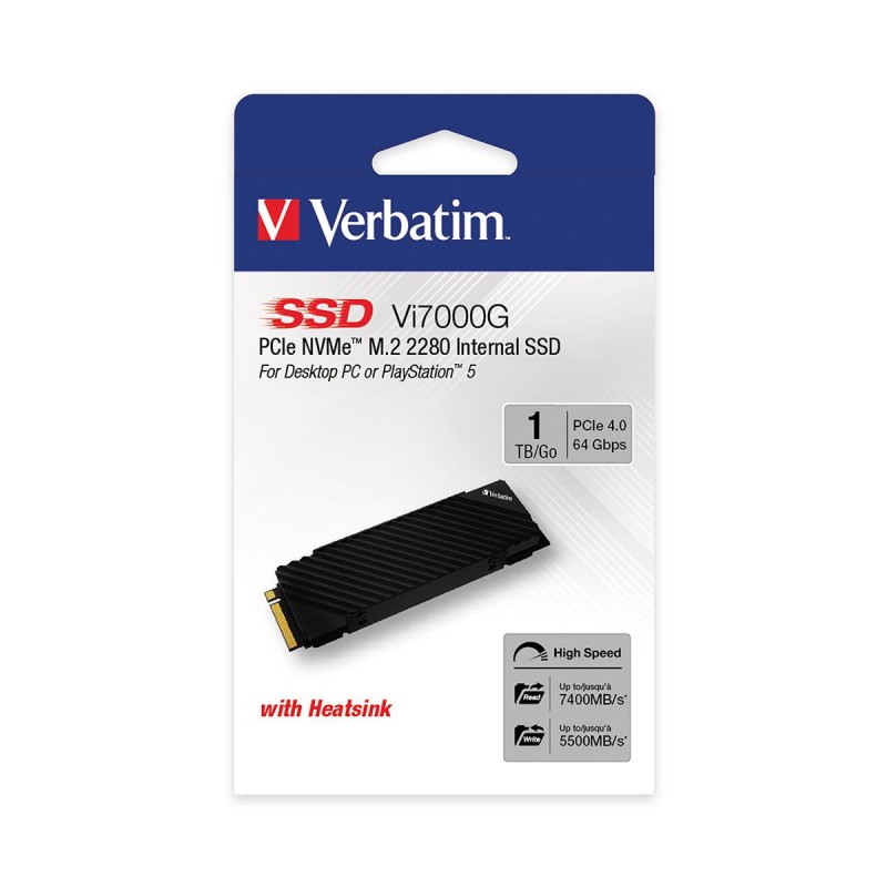 Dysk SSD Verbatim Vi7000G 1TB M.2 2280 PCIe Gen4 NVME (7400/5500 MB/s)