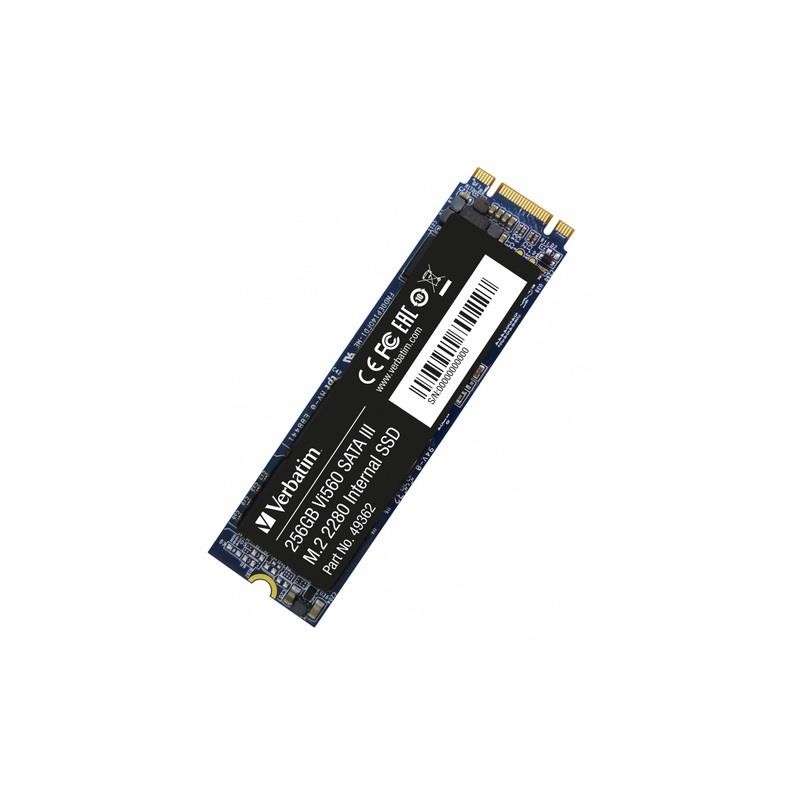 Dysk SSD wewnętrzny Verbatim Vi560 S3 256GB M.2 2280 SATA