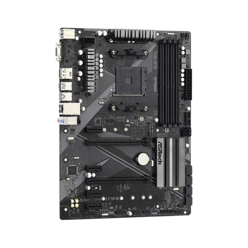 Płyta ASRock B450 Pro4 R2.0 /AMD B450/DDR4/SATA3/M.2/U... | PartsPC.pl
