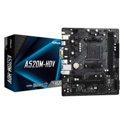 Płyta ASRock A520M-HDV /AMD A520M/DDR4/SATA3/M.2/USB3.1/PCIe… | PartsPC.pl