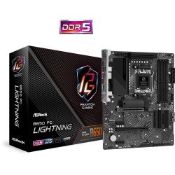 Płyta ASrock B650 PG Lightning /AMD B650/DDR5/SATA3/M.2/PCIe4.0/AM5/ATX