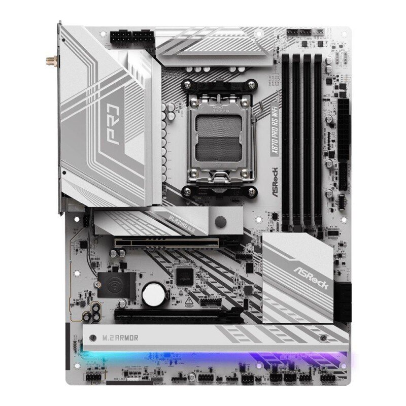Płyta ASrock X870 PRO RS WIFI /AMD X870/DDR5/SATA3/M.2/USB4/PCIe5.0/AM5/ATX