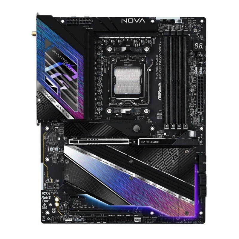 Płyta ASrock X870E NOVA WIFI /AMD X870/DDR5/SATA3/M.2/USB4/P… | PartsPC.pl