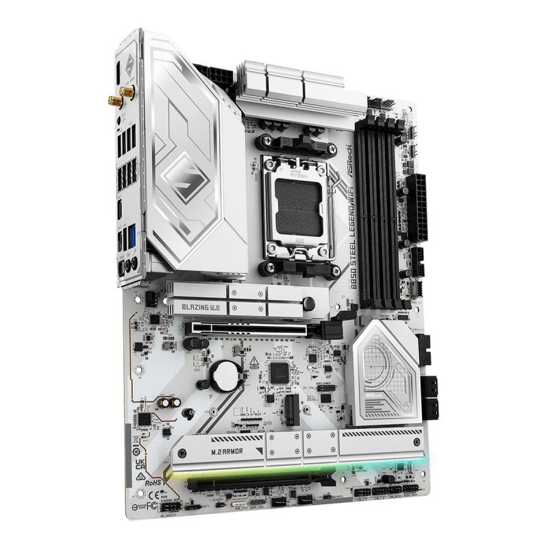 ASRock Płyta główna B850 Steel Legend WiFi AM5 4DDR5 ATX | PartsPC.pl