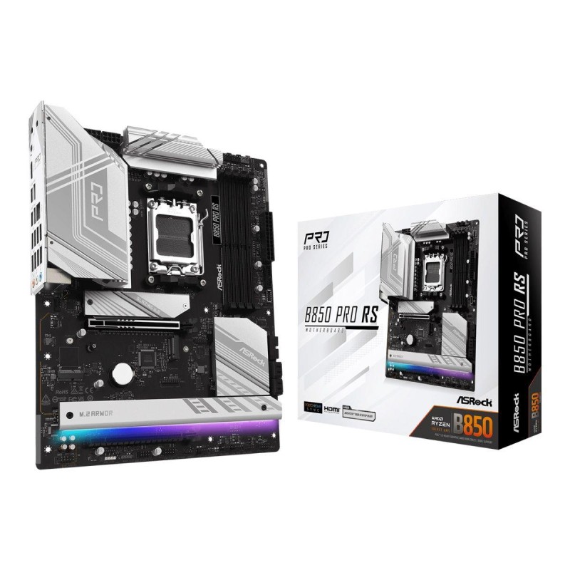 Płyta ASrock B850 Pro RS /AMD B850/DDR5/SATA3/M.2/USB3.2/PCI… | PartsPC.pl