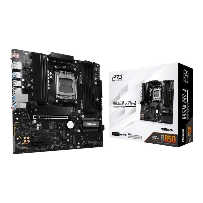 Płyta ASrock B850M Pro-A /AMD B850/DDR5/SATA3/M.2/USB3.1/PCI… | PartsPC.pl