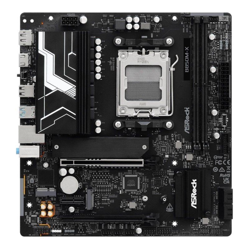 Płyta ASRock B850M-X R2.0 /AMD B850/DDR5/SATA3/M.2/USB3.0/PC… | PartsPC.pl