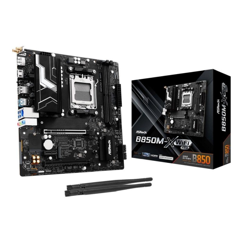 ASRock Płyta główna B850M-X WIFI R2.0 AM5 2DDR5 M.2 USBC mAT… | PartsPC.pl
