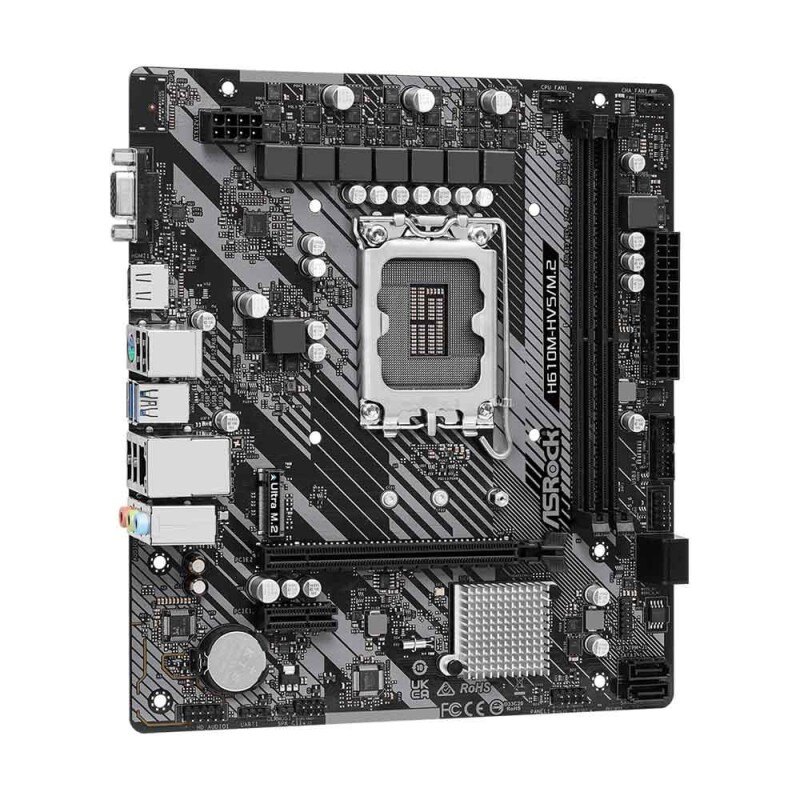 Płyta ASRock H610M-HVS/M.2 R2.0 /H610/DDR4/SATA3/USB3.0/PCIe… | PartsPC.pl