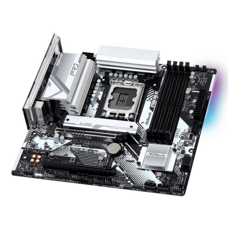 Płyta ASRock B760M PRO RS /B760/DDR5/SATA3/M.2/USB3.0/PCIe5.… | PartsPC.pl